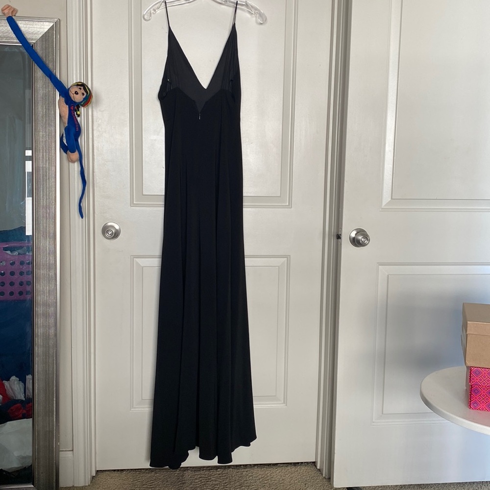Double Split V-Neck Gown - Size Small - image 2